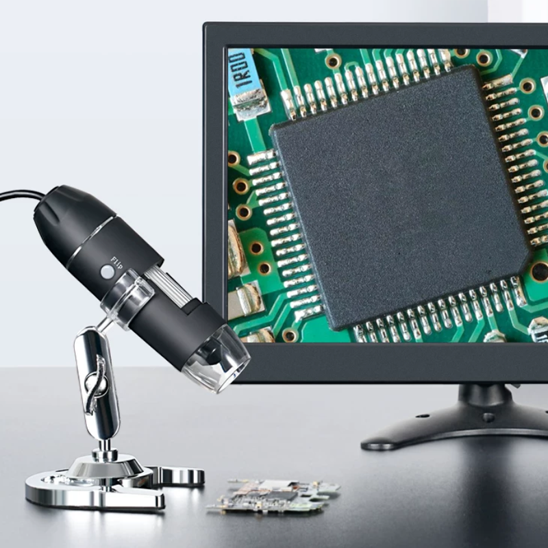 electron microscopeUSBHigh definition connection for mobile phones, computers, industrial maintenance, measurement brackets, magnifying glasses, high-power identification, dedicated motherboards, chips, circuit boards, solder joint detection, digital microscopes